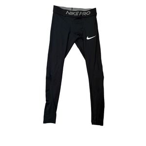 Nike Pro Running Exercise Tights - Black - Size M Medium